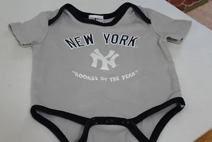 MLB New York Yankees "Rookie of the Year" Majestic Kids 6/9 Months One Piece - Picture 1 of 4