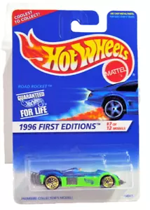 Hot Wheels Mattel Road Rocket 1996 First Editions 7/12 Premiere Model 1:64 - Bild 1 von 10