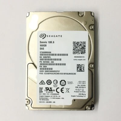 New ST900MM0006 Seagate Savvio 10K.6 900GB 2.5'' SAS Hard Drive 100% Generic - Image 1 of 4