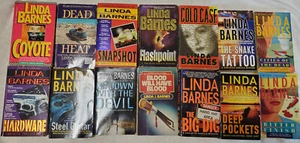 Linda Barnes Lot 14 PB Mysteries Coyote Dead Heat Deep Pocket Big Dig Snapshot - Picture 1 of 10