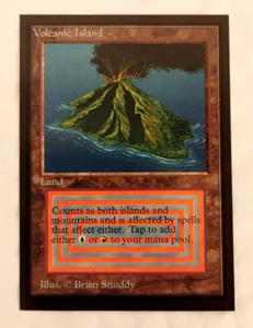 Volcanic Island Collector's Edition 1993 MTG Magic The Gathering Near Mint NM - Picture 1 of 2