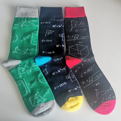 Maths Algebra Socks | Adult UK Size 8-11 | Perfect Teacher Gift - Image 1 of 4