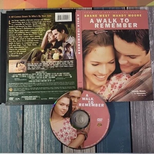 A Walk to Remember (DVD, 2002) Very Good Cond. Complete! Cardboard Snap Case - Picture 1 of 6