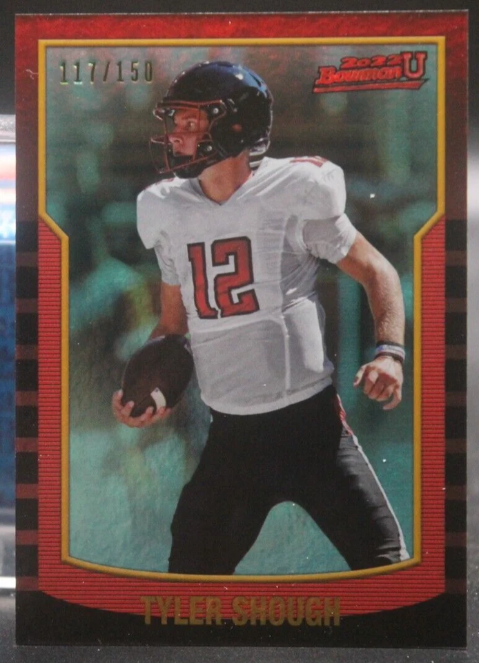 Tyler Shough (Texas Tech/RC) - 2022 Bowman U. #2KB15 (#ed 117/150) - Image 1 of 1
