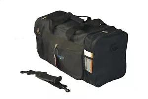 20" 40 LB Capacity Zippered Duffle Bag Suitcase Sport Luggage Black NEW w Tag - Picture 1 of 2
