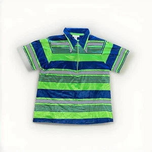 CAMISA MOCOSO Maxi RAYAS Psicodélico Mod Cremallera Talla Grande DE COLECCIÓN 16 - Imagen 1 de 12