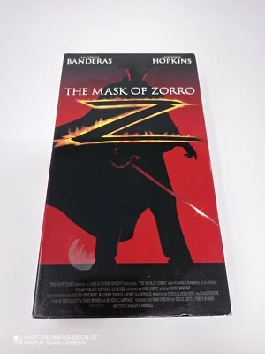 The Mask of Zorro - Antonio Banderas - Catherine Zet-Jones - (VHS, 1998) Foto 1 de 2