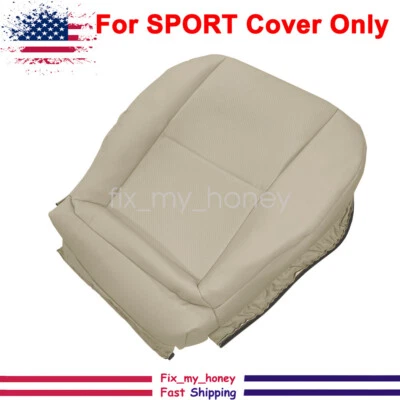 Driver Bottom Leather Seat Cover TAN For 08-15 Mercedes Benz GLK 280 350 SPORT Foto 1 de 4