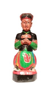 Chinese late 19thc Buddhist house God sculpture - Picture 1 of 12