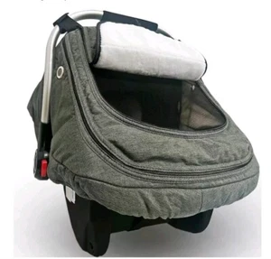 Yazely Be Better For You Baby Car Seat Cover Gray Faux Fur Lined W/ carrying Cas - Bild 1 von 2