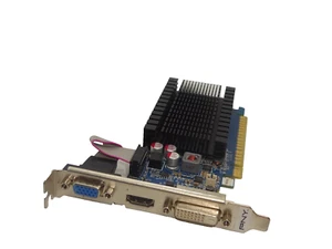PNY  GeFORCE GT 710 2GB DDR3 PCI-E 2.0 X8 GRAFIKKARTE  DVI VGA HDMI #GK11693 - Afbeelding 1 van 2