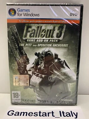 FALLOUT 3 GAME ADD-ON PACK THE PITT AND OPERATION ANCHORAGE - PC NUOVO SIGILLATO - Immagine 1 di 4
