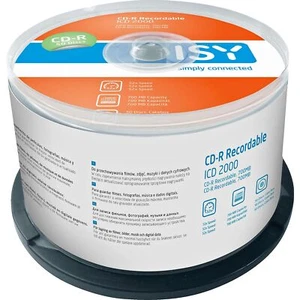ISY ICD 2000 CD-R 50er Spindel Rohlinge Recordes ideal zur Archivierung 700mb - Afbeelding 1 van 5