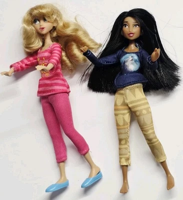 Disney Comfy Princess POCAHONTAS AURORA Doll Wreck It Ralph Breaks the Internet - Image 1 of 4