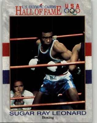 1991 Impel U.S. Olympic Hall of Fame Sugar Ray Leonard #29 USA - Image 1 of 2