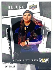2022 Upper Deck Allure AEW - Star Futures Skye Blue #141 - Picture 1 of 2