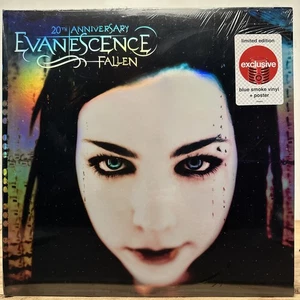 2LP Evanescence Fallen 20th Anniversary Target Exclusive Ed (Blue Smoke Vinyl) - Picture 1 of 2