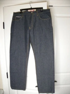FLINT and TINDER Jeans Men's 38x32 Blue Selvedge Classic Cotton Denim USA NWOT - Picture 1 of 7