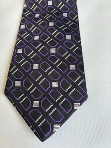 Ozwald Boateng Purple Tie - Picture 1 of 5