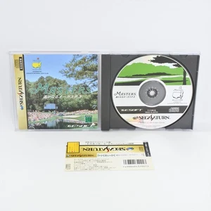 Sega Saturn MASTERS HARUKANARU AUGUSTA 3 Golf Spine * ss - Picture 1 of 2
