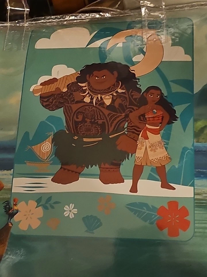 Manta Doble Disney Princesa Moana Raschel Peluche Raschel 60" por 80"  Foto 1 de 1