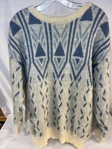 Maglione lana anni 80 Icewear Lopapeysa uomo grande pullover islandese Elis islandese - Foto 1 di 16