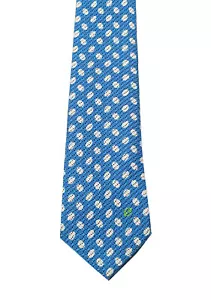 Nuova cravatta Gucci motivo blu - Foto 1 di 2