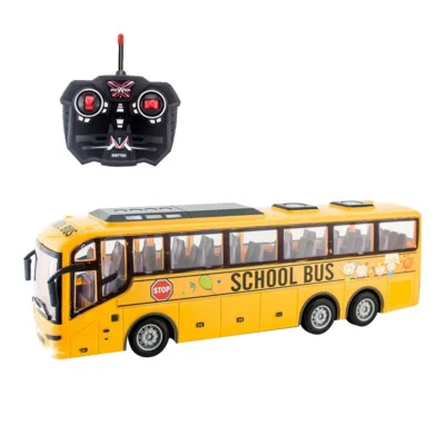 1/30 Rc Bus Electric Remote Control Car with Light Tour School Bus toy Model - Image 1 of 4
