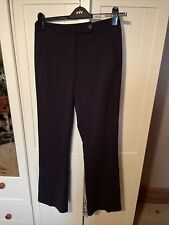 LONG TALL SALLY Ladies Black Stitch Spot Tailored Bootcut Trousers Size 10 NEW