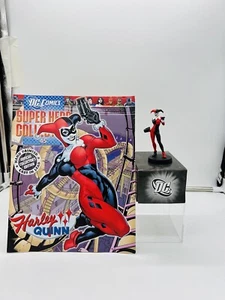 HARLEY QUINN DC COMICS EAGLEMOSS HAND PAINTED ACTION FIGURE WITH MAGAZINE - Picture 1 of 10