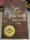 De Soto Fire Dome V-8 2nd Edition Manual