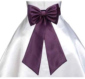 TIEBOW SASH + FLOWER ONLY FOR GIRL DRESS HOLIDAY OCCASION DECORATION PAGEANT NEW - Picture 1 of 103