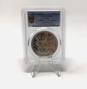 Caballito 50C Selective Gilt PCGS SP69 1907 2022 Silver Medal Proof - Picture 1 of 7