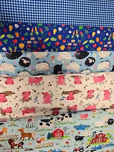 4.5 Metre Benartex Farm Life B Bundle 100% Premium Quilting Patchwork Cotton - Picture 1 of 7