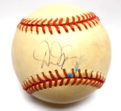 Denard Span Firmado Autografiado Auto Juego Usado Béisbol Tampa Bay Rays Giants Foto 1 de 4