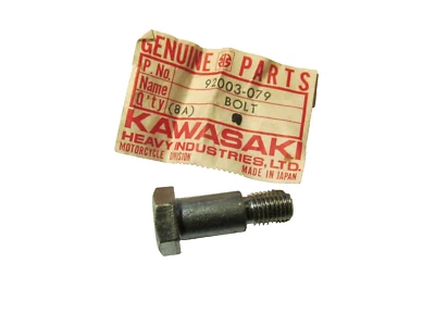 Perno de pie lateral Kawasaki NOS Z1 900 KZ 1000 ZX H1 H2 S1 S3 KH 92003-079 OM2 Foto 1 de 3