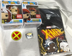 Camiseta Marvel Collector Corps X-Men '97 Pin & Pegatina XL Funko Pop 1287 y 1288 - Imagen 1 de 11