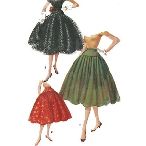 1950s Pattern, Full Circle Swing Skirt, Rockabilly - Waist=27” (68.6cm) - Bild 1 von 1