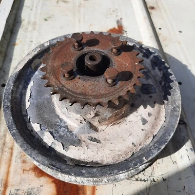 Laverda Mini Scooter Rear Wheel With Sprocket - Image 1 of 2