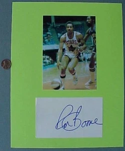 ABA Utah Stars St Louis Spirits Iron Man Ron Boone signed Autogramm & Fotoset - - Bild 1 von 1