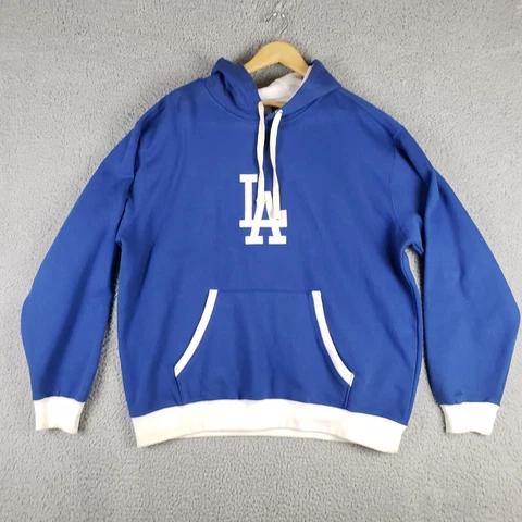 MLB Genuine Merchandise Los Angeles Angels Hoodie Sweater Blue Mens Size XL Cover
