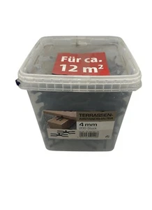 SWG Terrassenabstandshalter, 4 mm, Kunststoff, 200 Stück Schwarz. - Bild 1 von 6