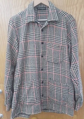 Mens Medium Jack Martin London Heavy Thick Tartan Shirt Press Stud Fastening - Image 1 of 4