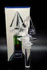 Mikasa Crystal Sailboat Regatta Bottle Stopper Wine Cork Gift Nautical Boat Ship