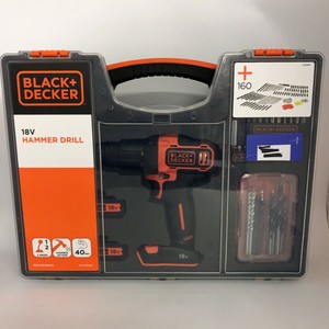 New Black+Decker 18v Hammer Drill &160 Parts N723908 1 2 Speed 40 Nm 4045 CP