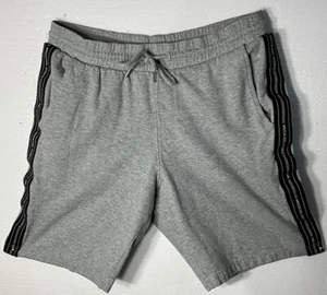 Michael Kors Mens Logo Tape Fleece Shorts Grey SZ S - Picture 1 of 6