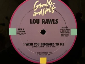 Lou Rawls 12” I Wish You Belonged To Me - VG++ shrink - Picture 1 of 5