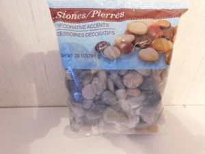 BAG OF Multi-Colored STONES/PIERRES Decorative Accents (28oz) - Picture 1 of 3