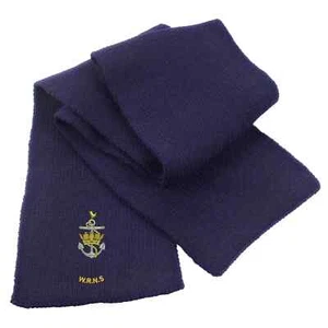 OFFICIAL Women's Royal Naval Service Heavy Knit Scarf - Picture 1 of 3
