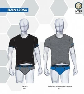 Official INTER FC Boy's Underwear Set Slip+T-Shirt Lukaku Lautaro - Picture 1 of 12